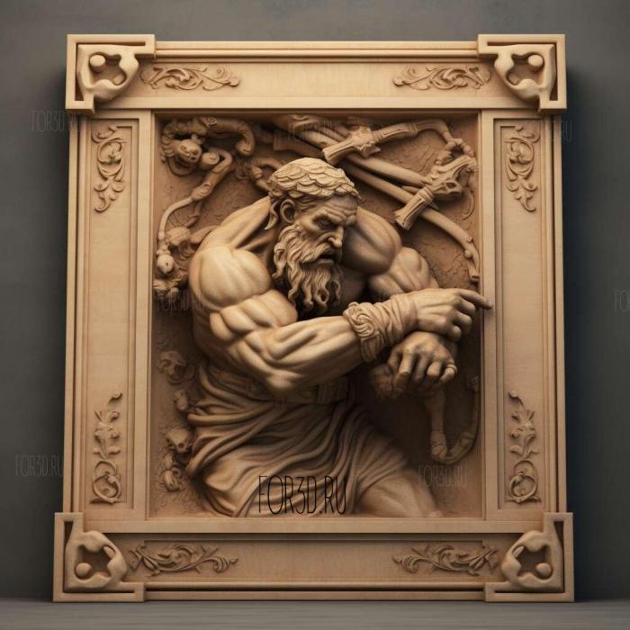 Hercules series 1 stl model for CNC